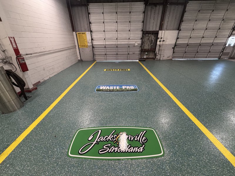 Commercial epoxy flooring in Jacksonville, FL