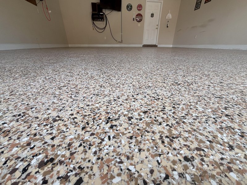 Garage floor system in Savannah, GA