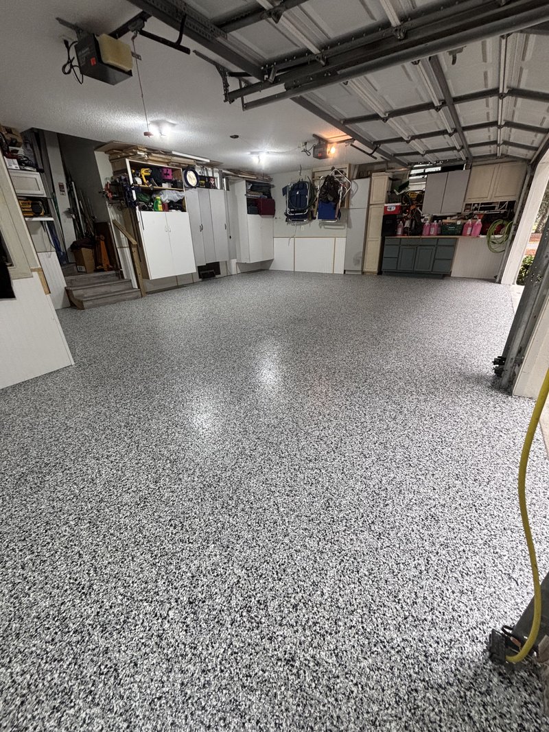 Garage floor epoxy coating in Wilmington Island, GA