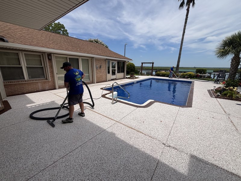 Pool deck coating in Richmond Hill, GA