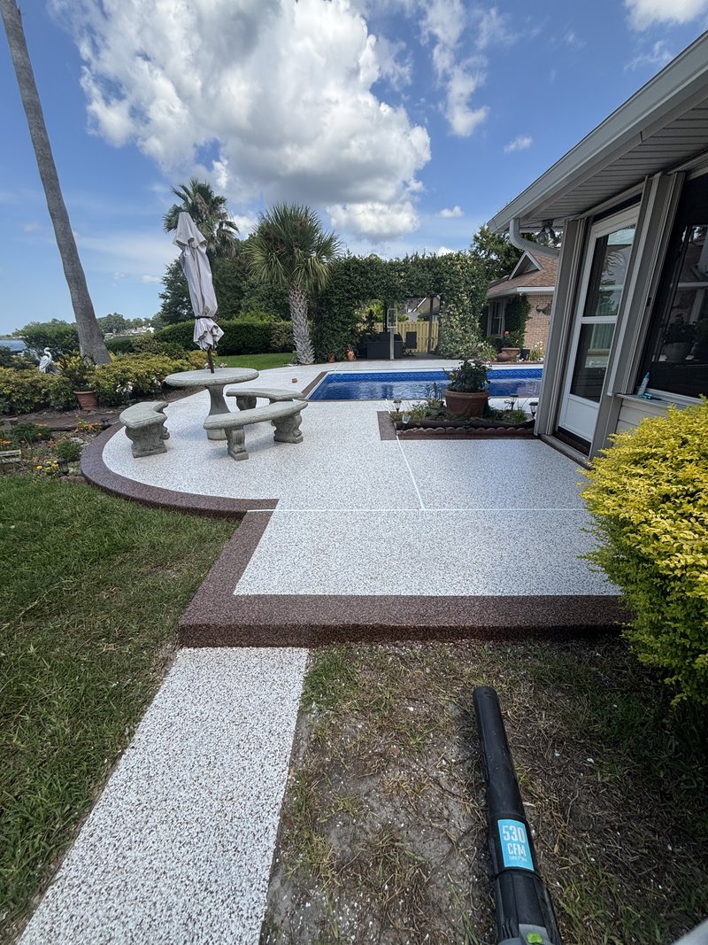 Pool deck coating in Richmond Hill, GA