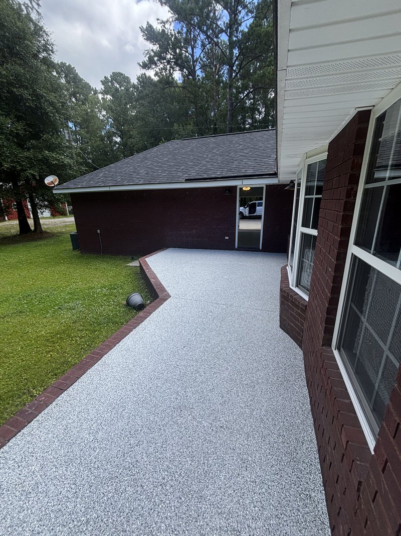 Driveway concrete coating in Flemington, GA