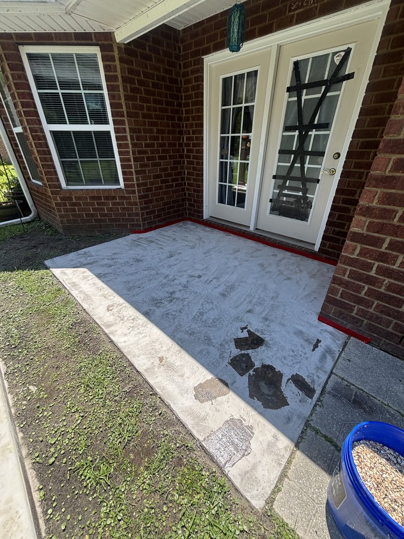 Patio concrete coating in Ludowici, GA