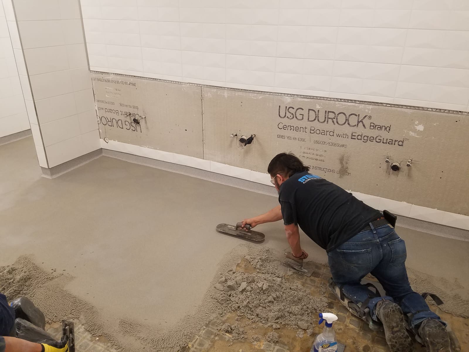 Urethane cement overlay floor