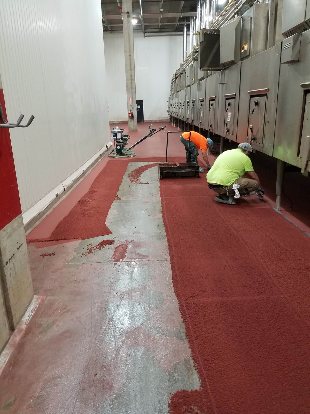 Urethane cement overlay floor