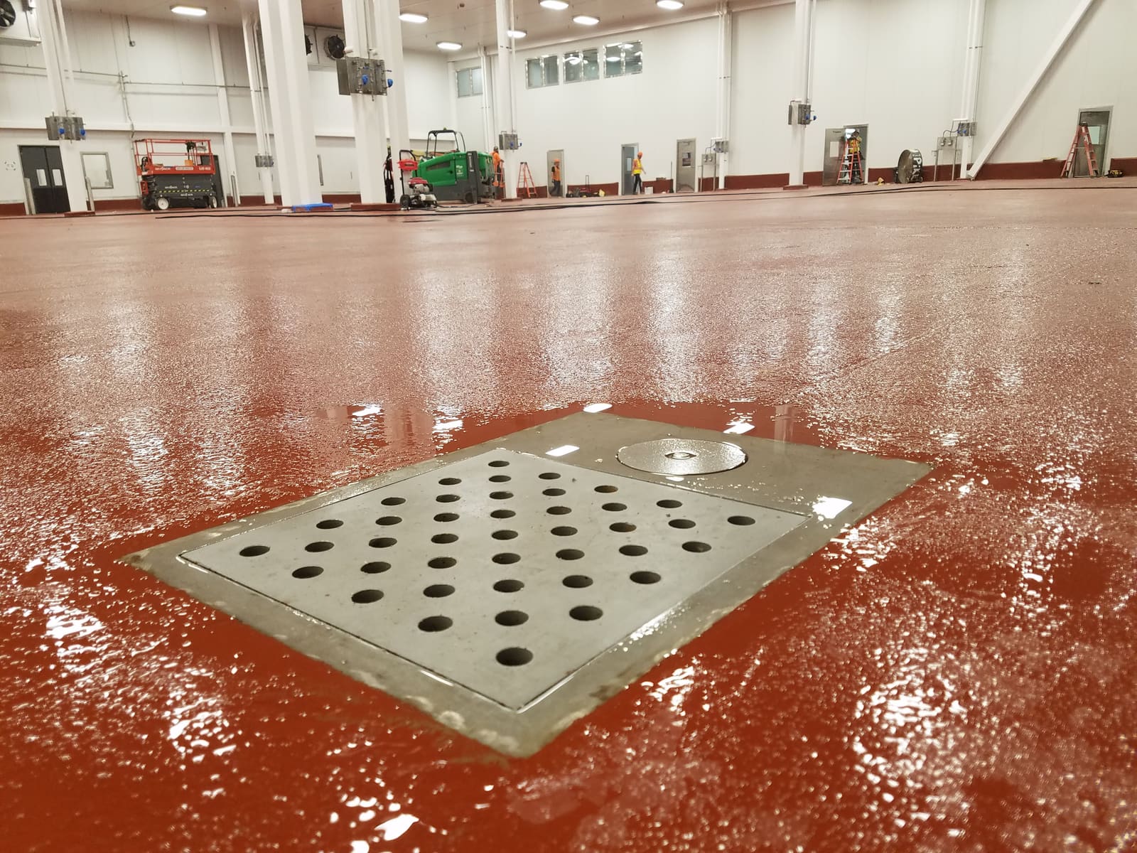 Urethane cement overlay floor